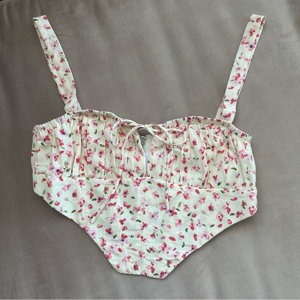 NWT hanna corset top
